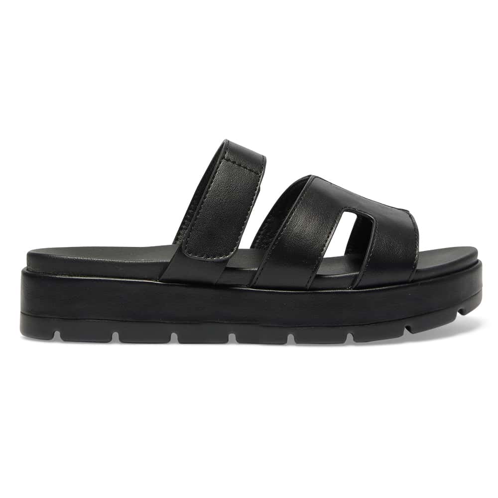 Finch Slide in Black Smooth