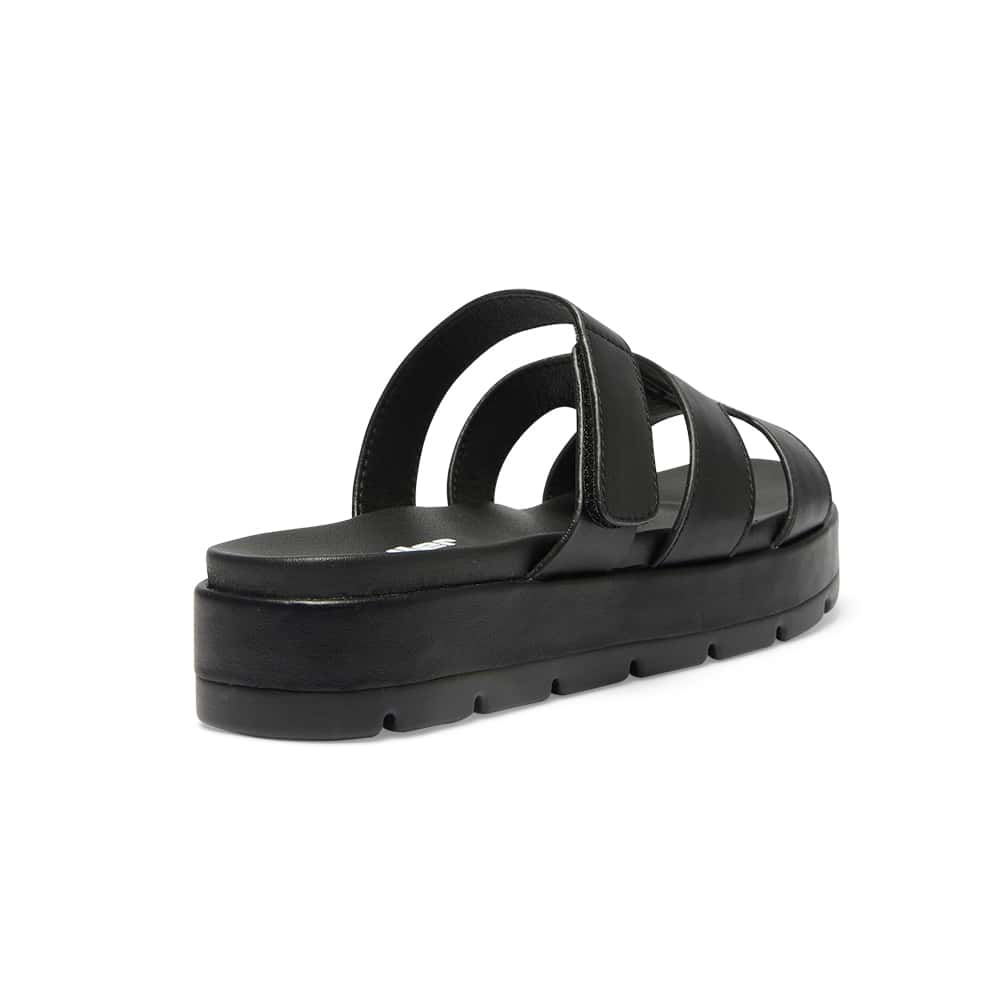 Finch Slide in Black Smooth