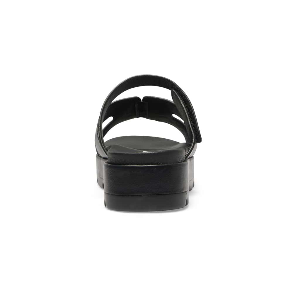 Finch Slide in Black Smooth