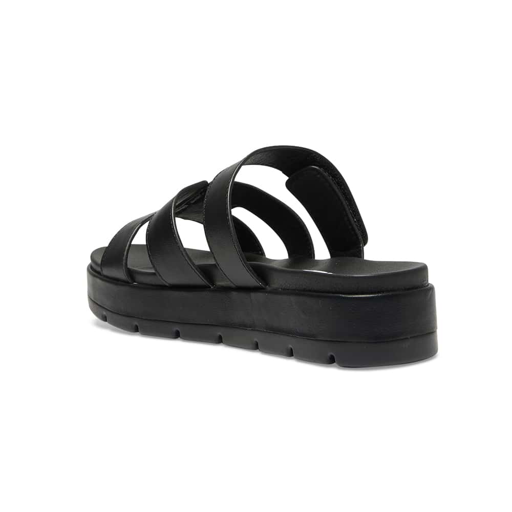 Finch Slide in Black Smooth