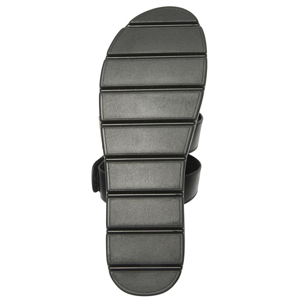 Finch Slide in Black Smooth