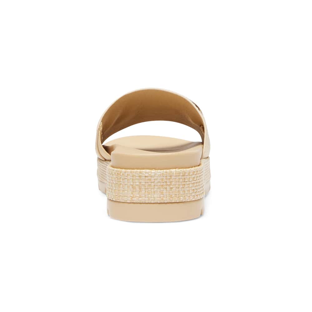 Fiona Slide in Natural Raffia