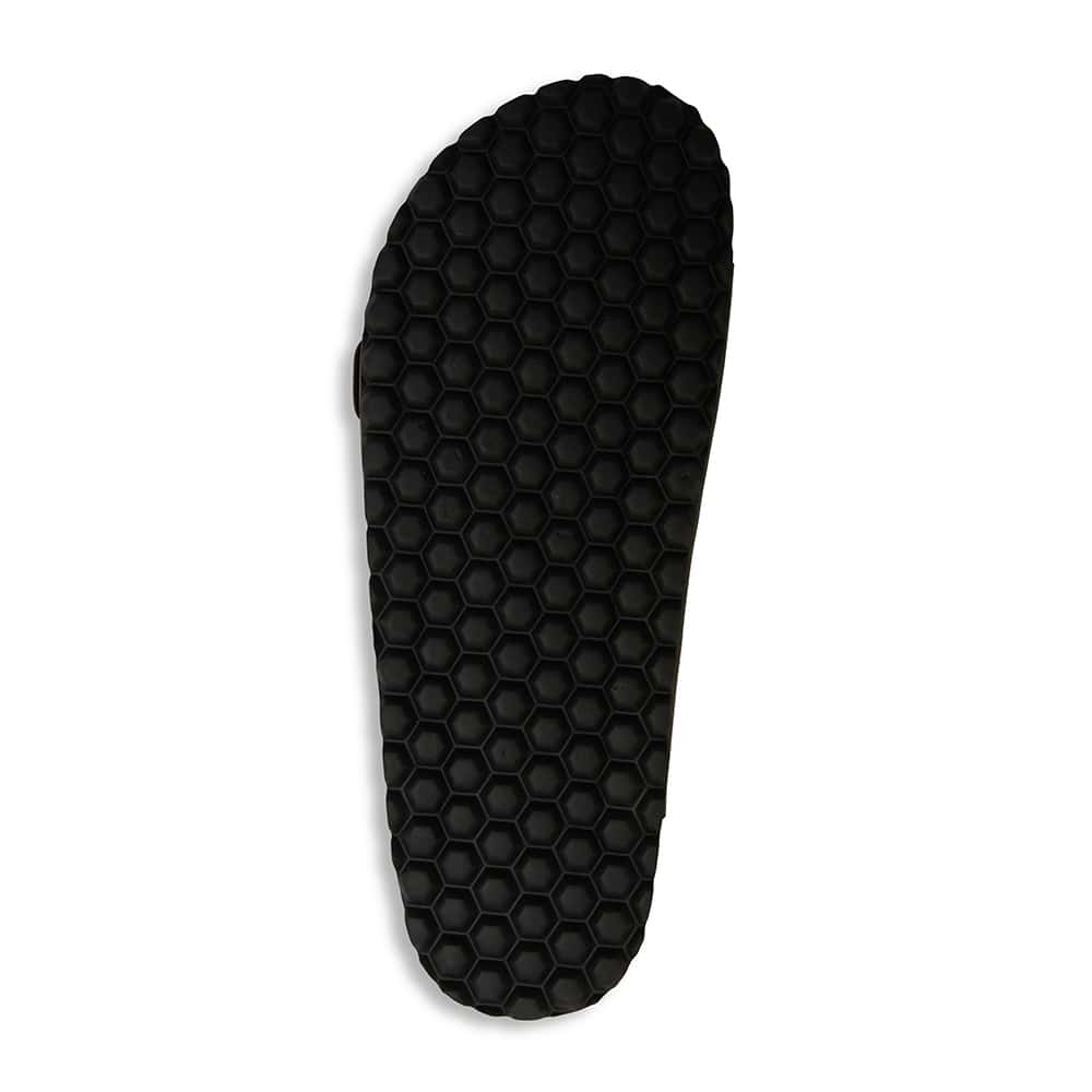 Florida Slide in Black Nubuck
