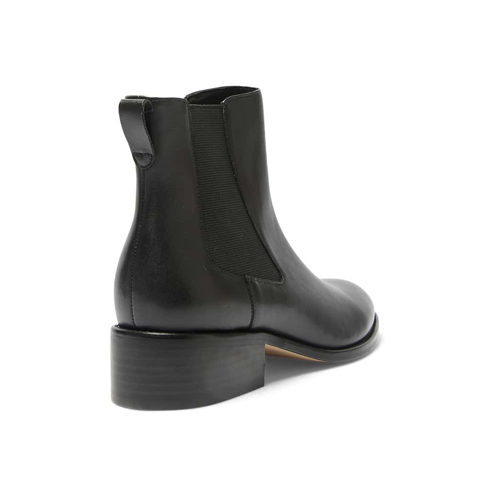 Forbes Boot in Black Leather