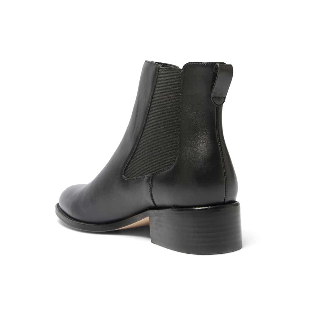 Forbes Boot in Black Leather