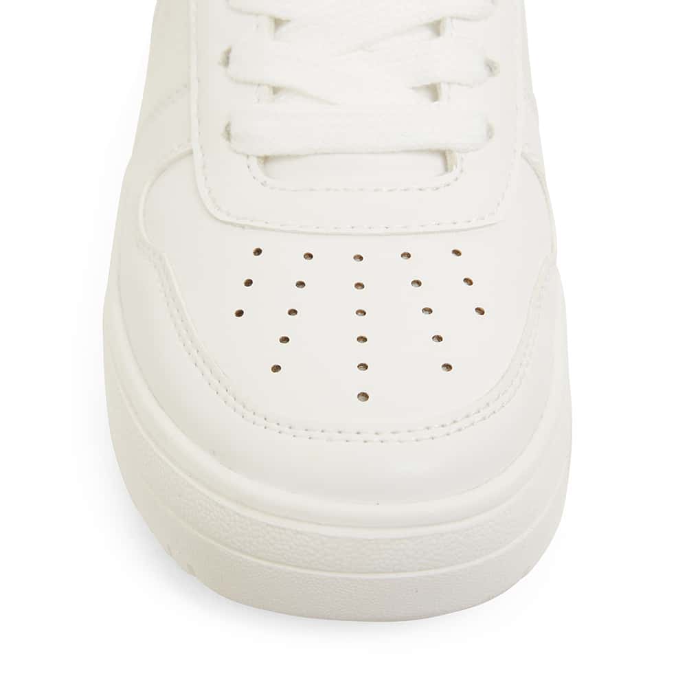 Frantic Sneaker in White Smooth