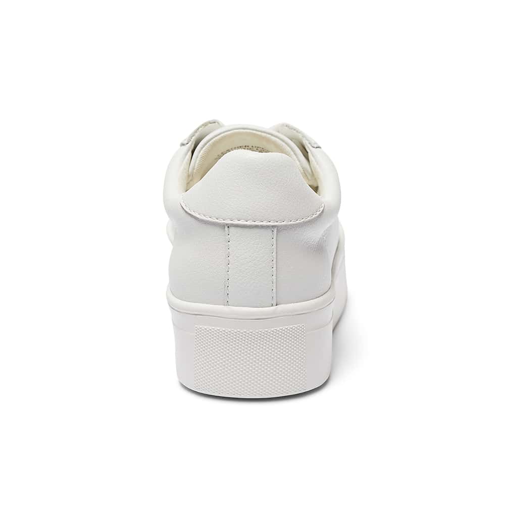 Frenzy Sneaker in White Leather