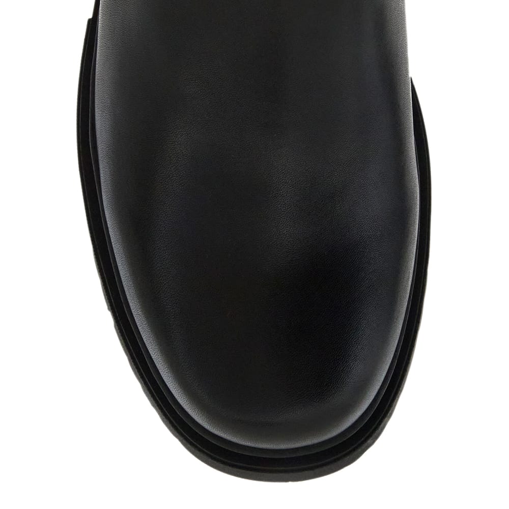 Freya Boot in Black Leather