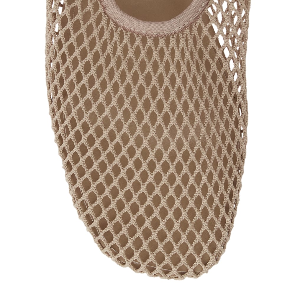 Gabi Ballet Flat in Nude Mesh Mesh