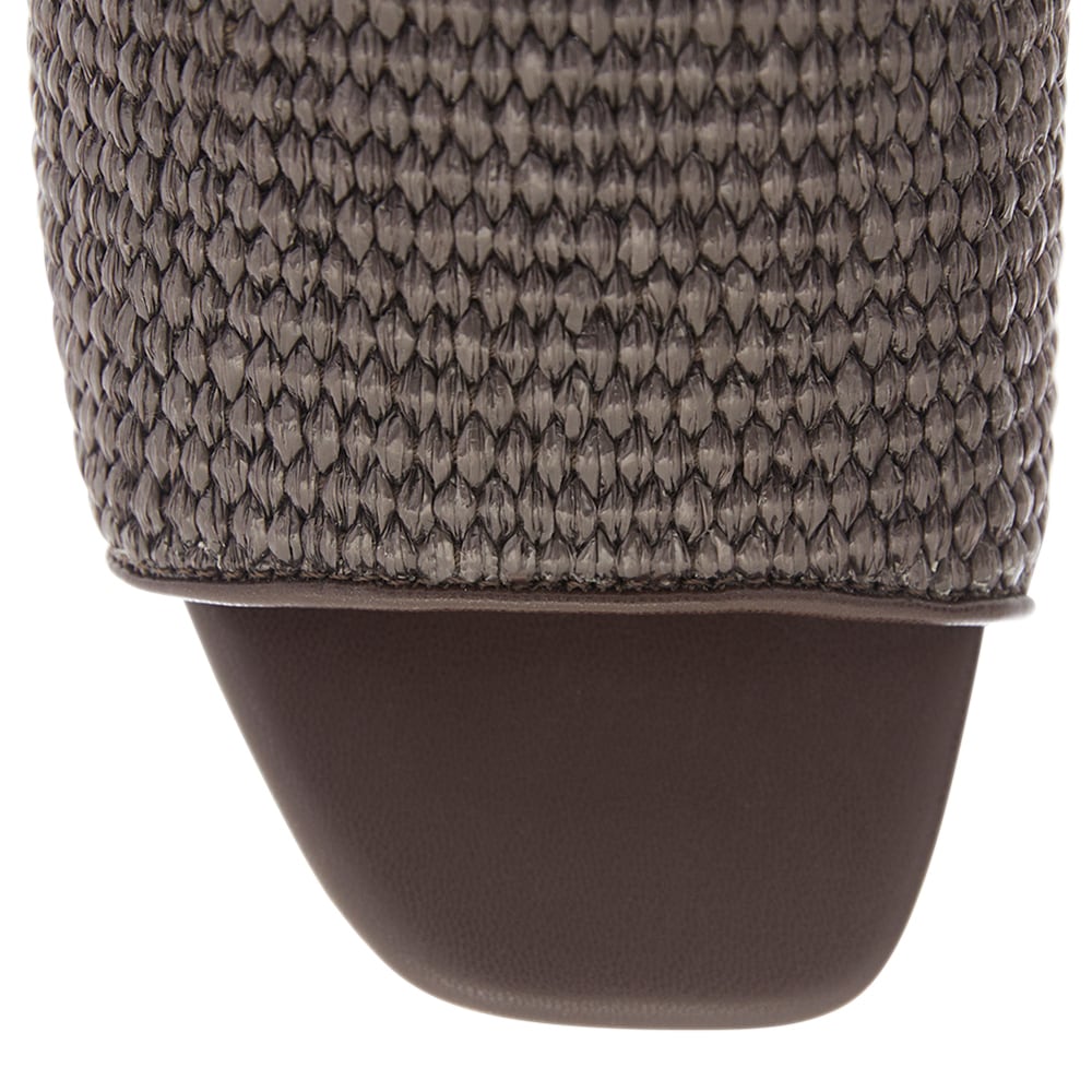 Glenda Heel in Chocolate Raffia