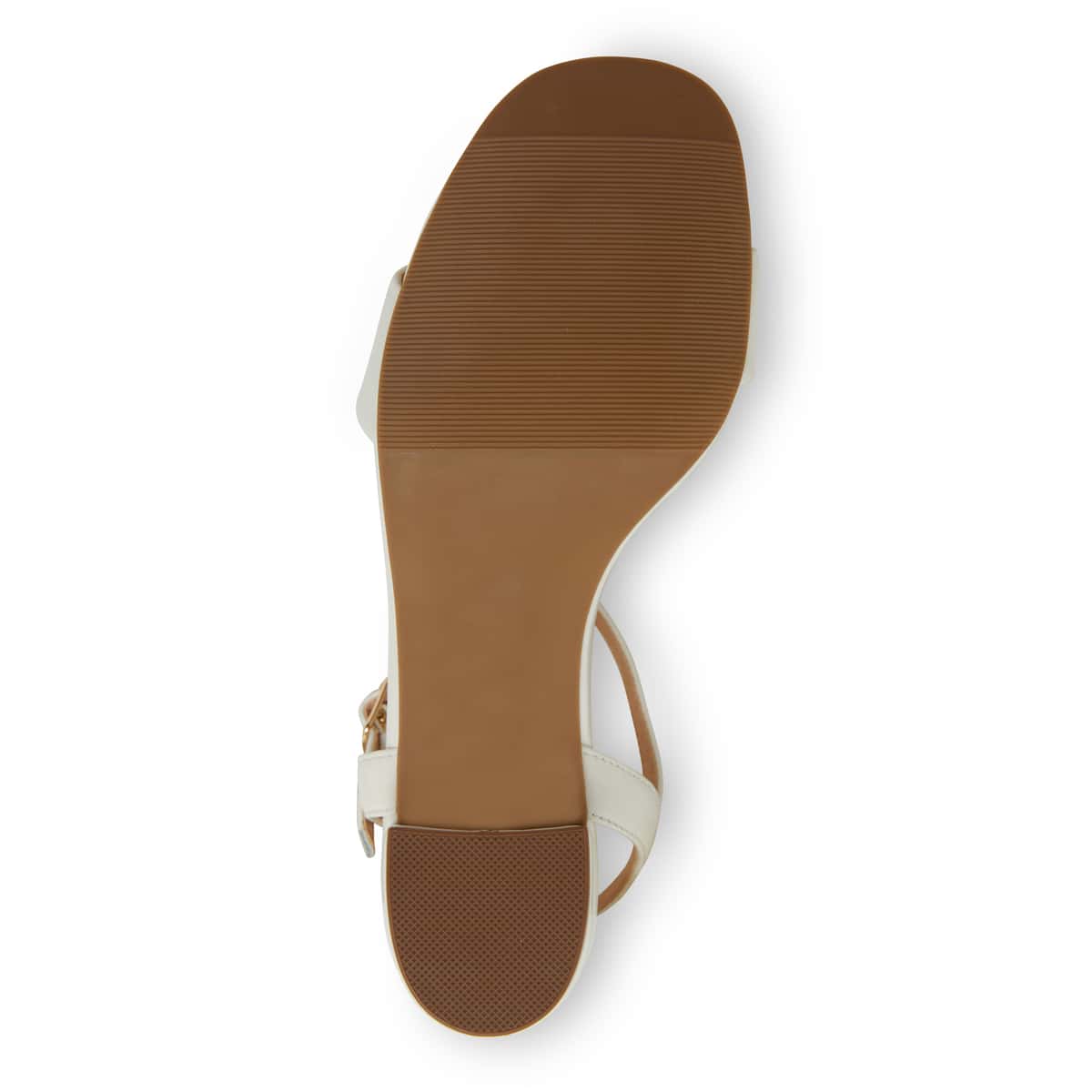 Heather Heel in White Leather