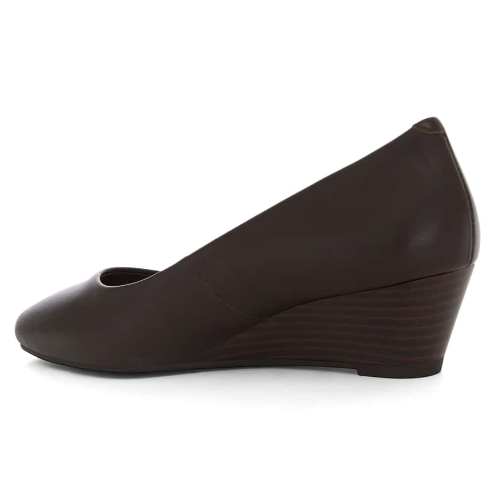 Henry Heel in Chocolate  Leather