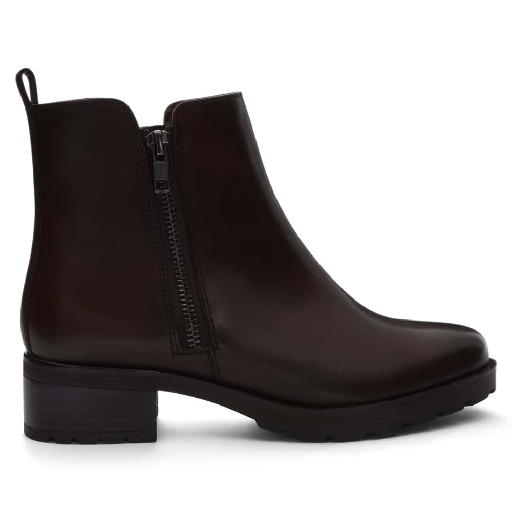 Indigo Boot in Chocolate  Leather