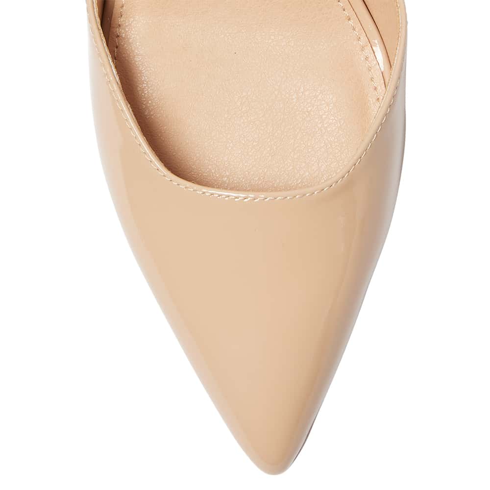 Ingrid Heel in Nude Patent