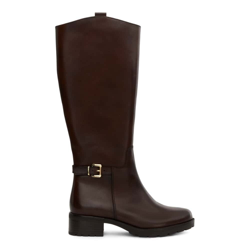 Intercom Boot in Chocolate  Leather