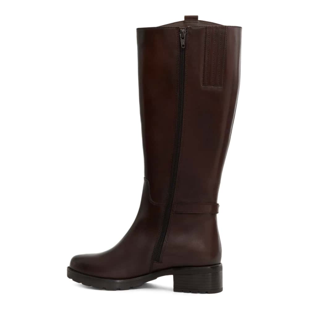 Intercom Boot in Chocolate  Leather