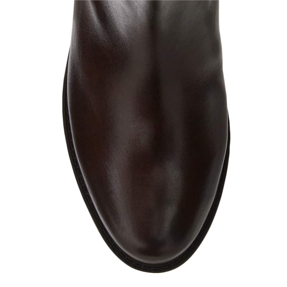 Intercom Boot in Chocolate  Leather