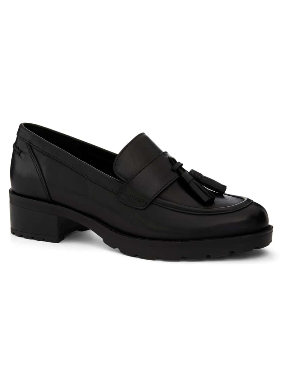 Isaac Loafer in Black Leather