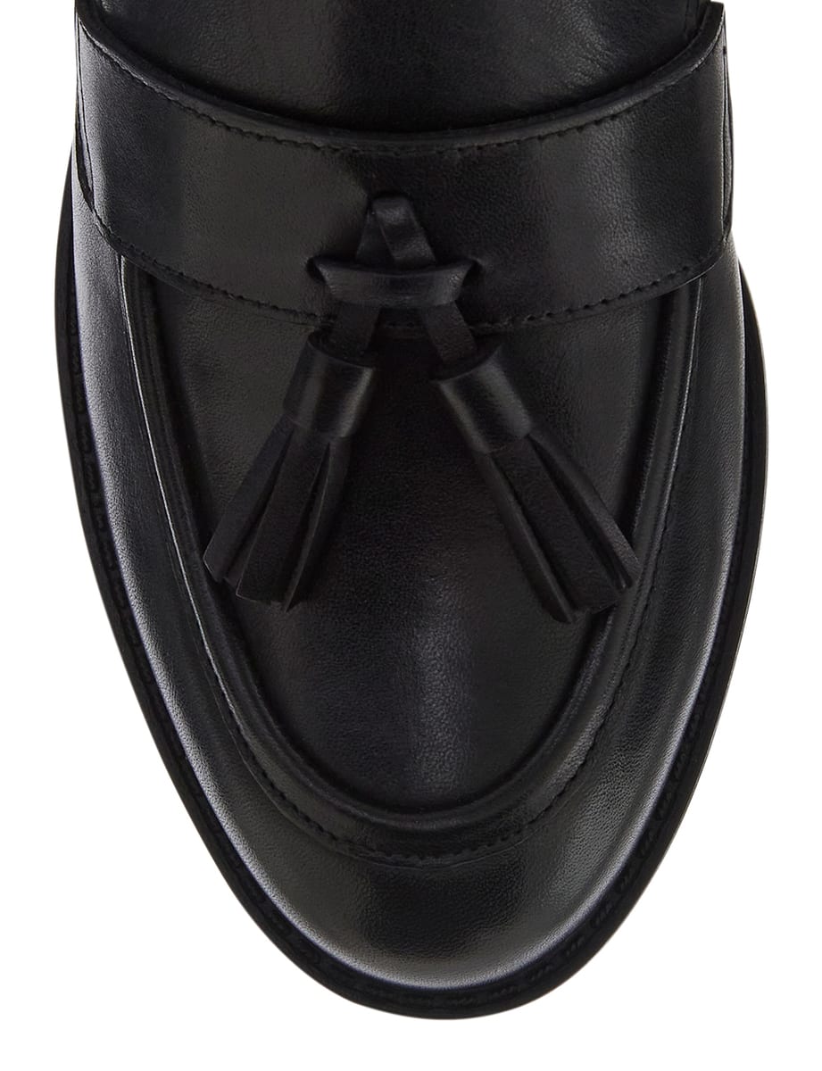 Isaac Loafer in Black Leather