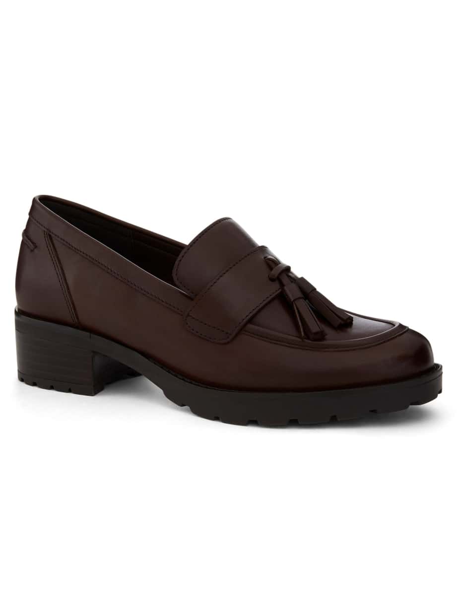 Isaac Loafer in Chocolate  Leather