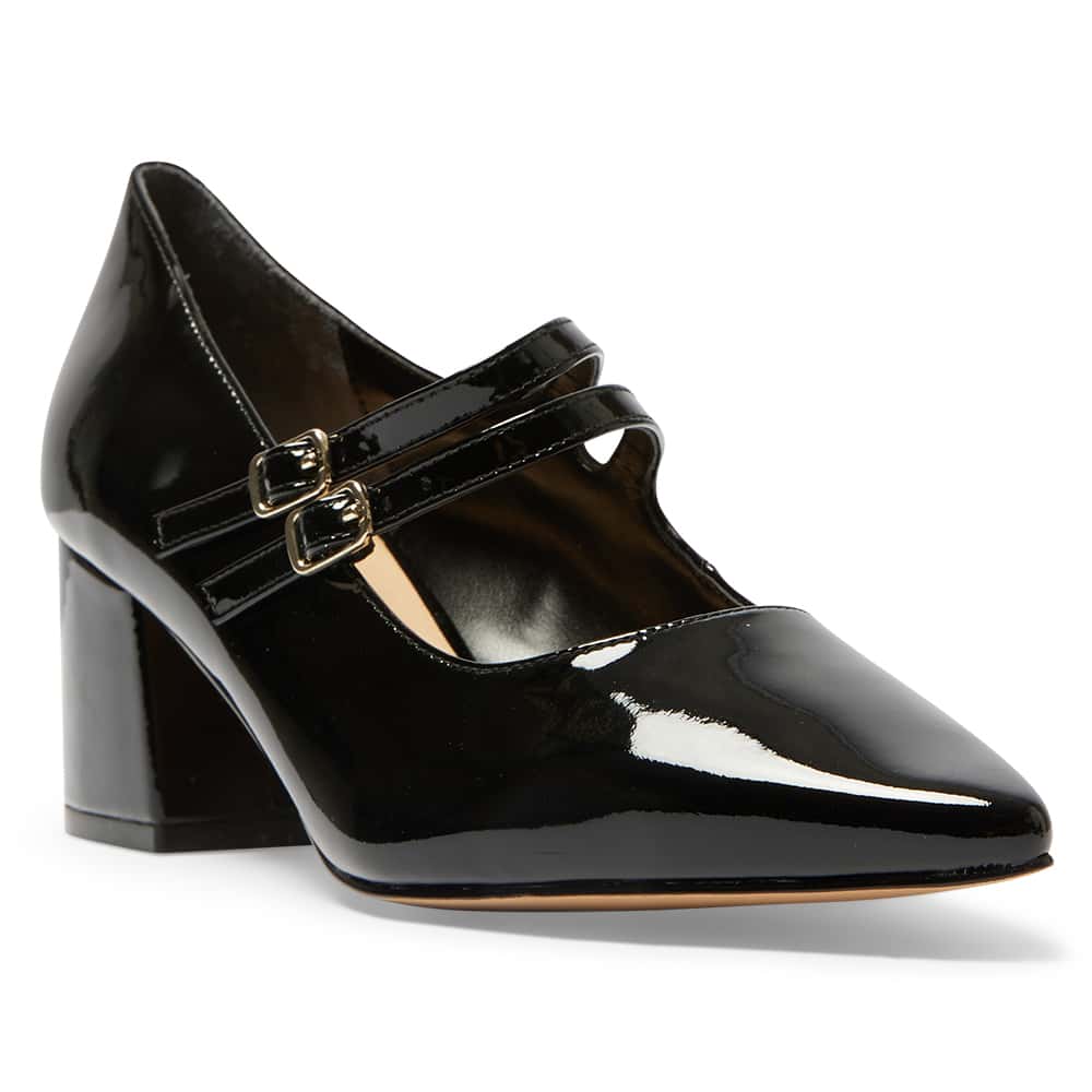 Isabel Heel in Black Patent
