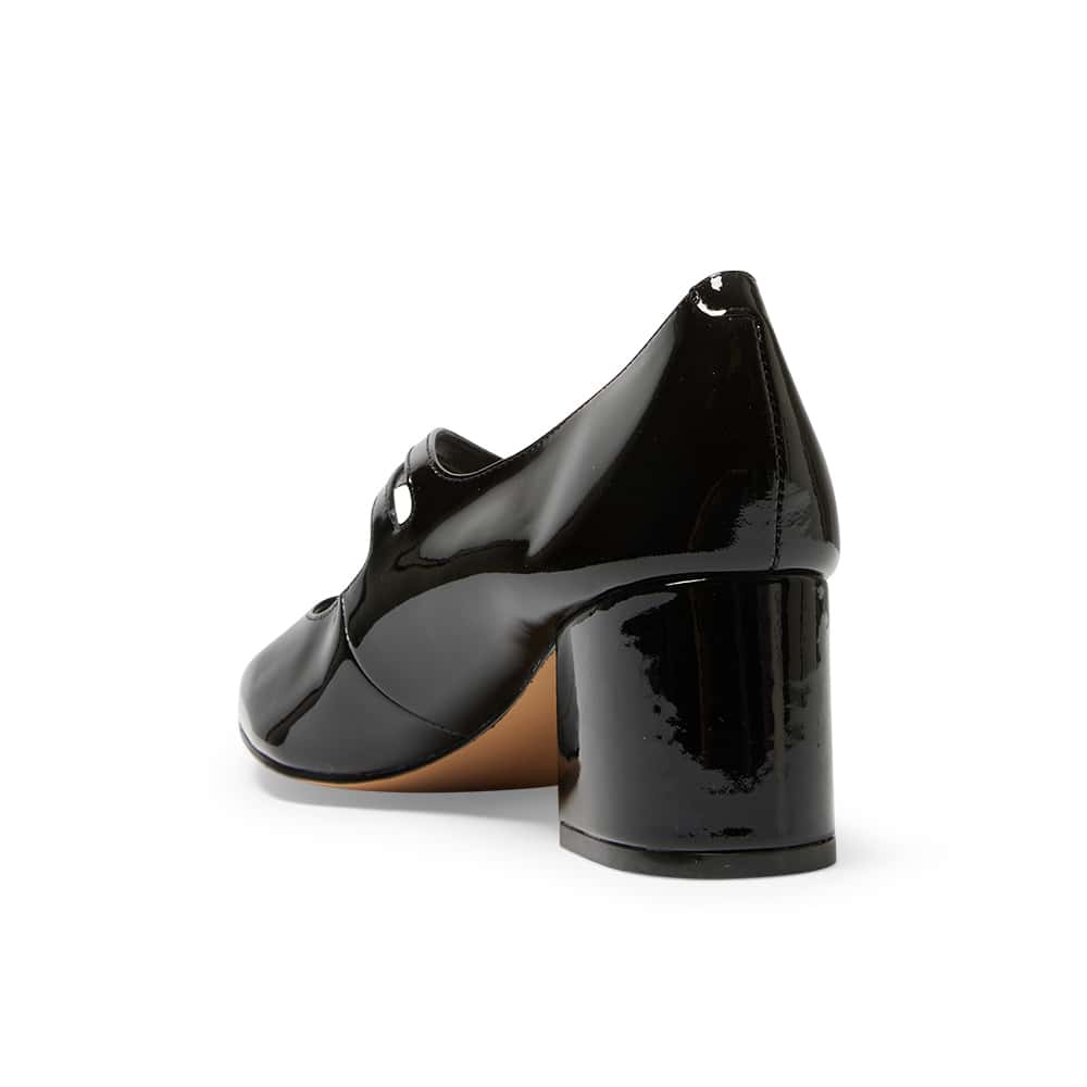 Isabel Heel in Black Patent
