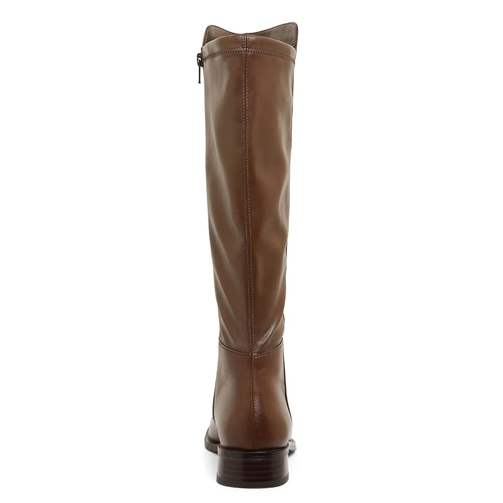 Jackpot Boot in Brown Leather