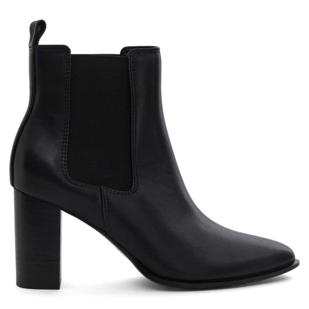 Jamie Boot in Black Leather