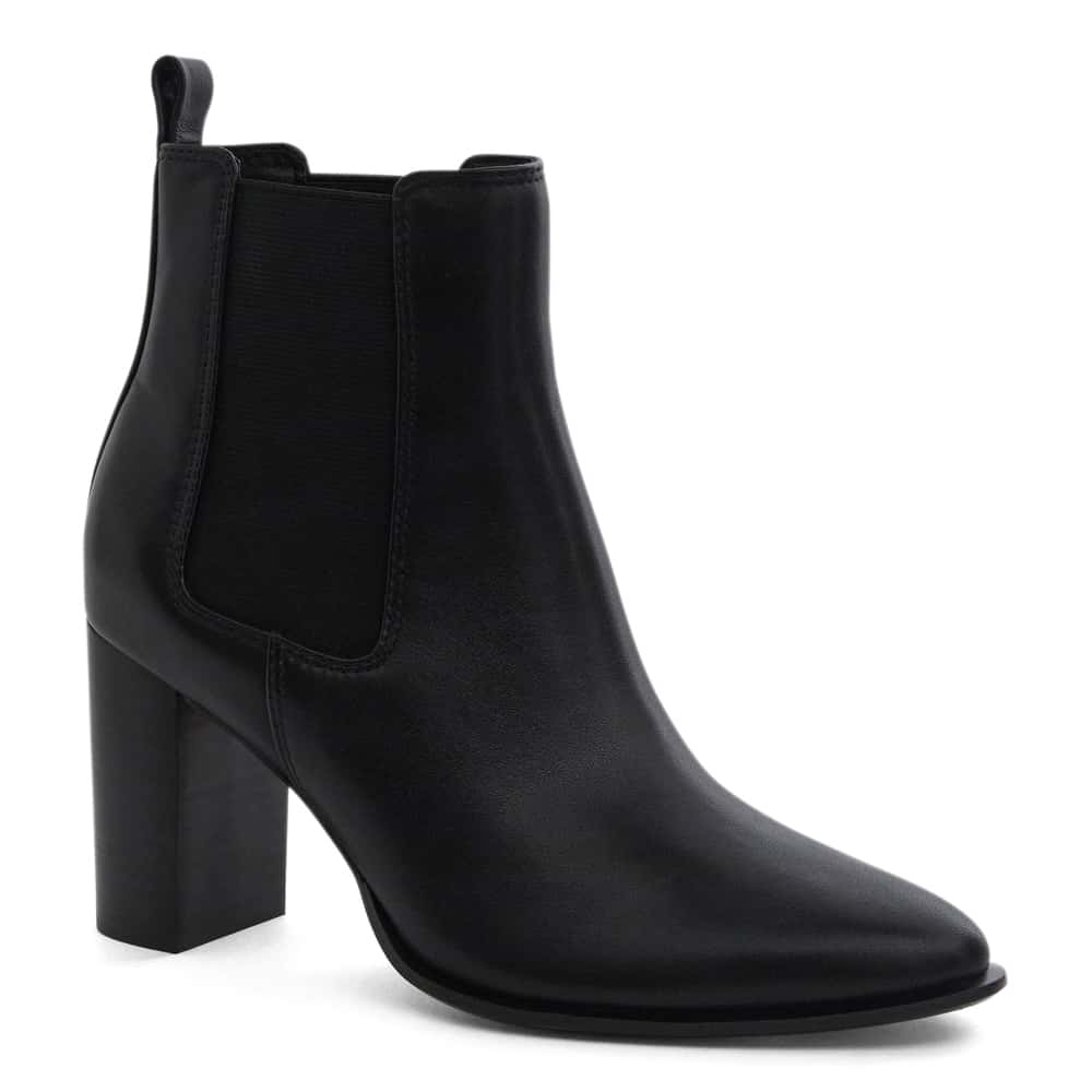 Jamie Boot in Black Leather