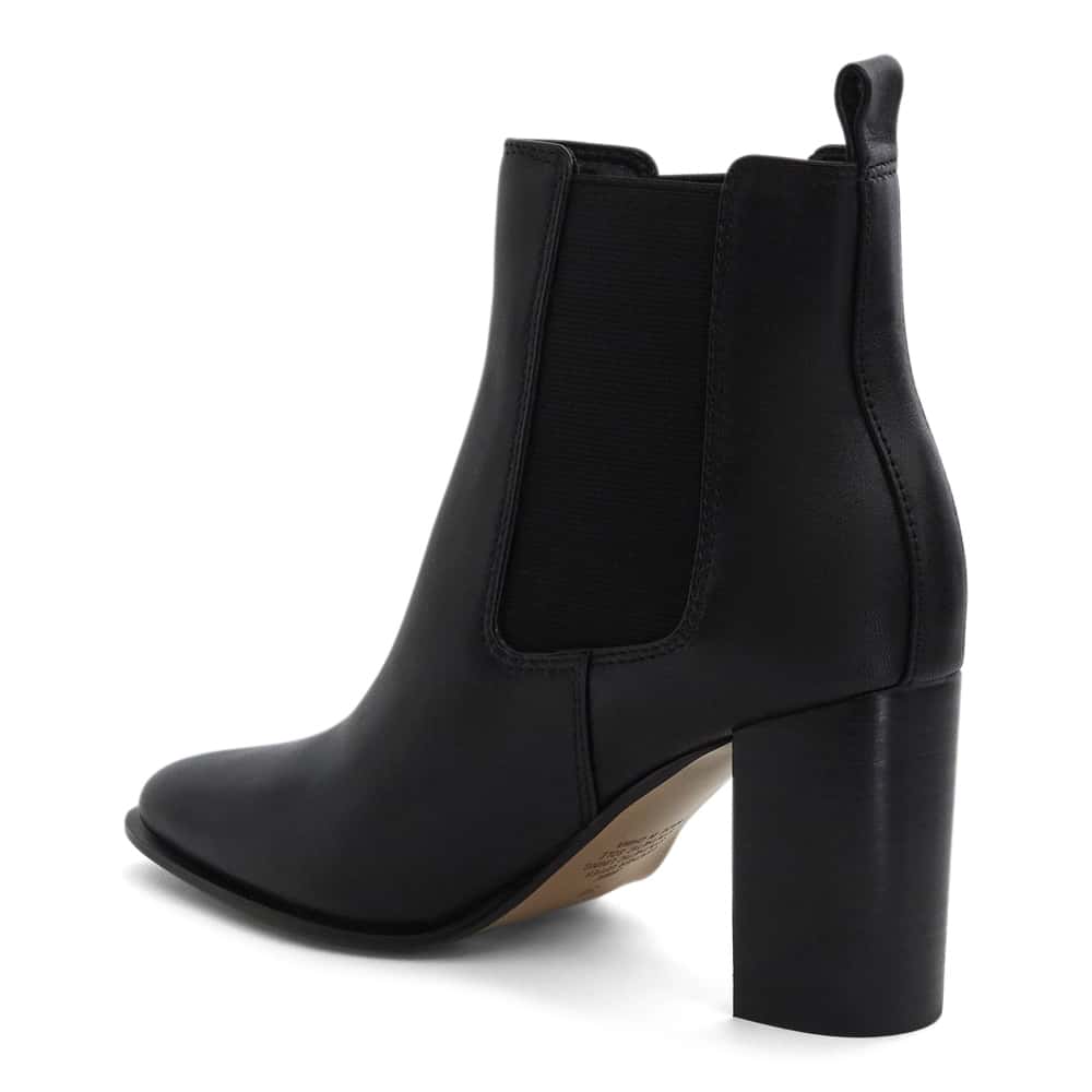 Jamie Boot in Black Leather