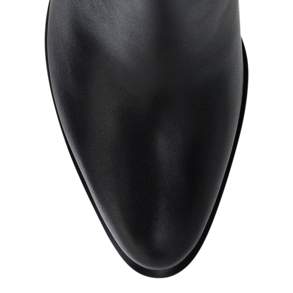 Jamie Boot in Black Leather