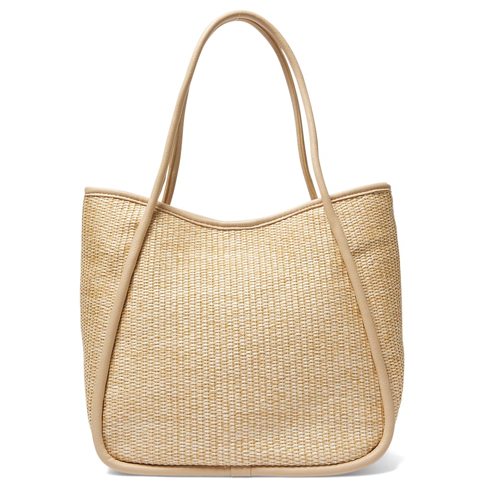 Jarvis Handbag in Nude/raffia