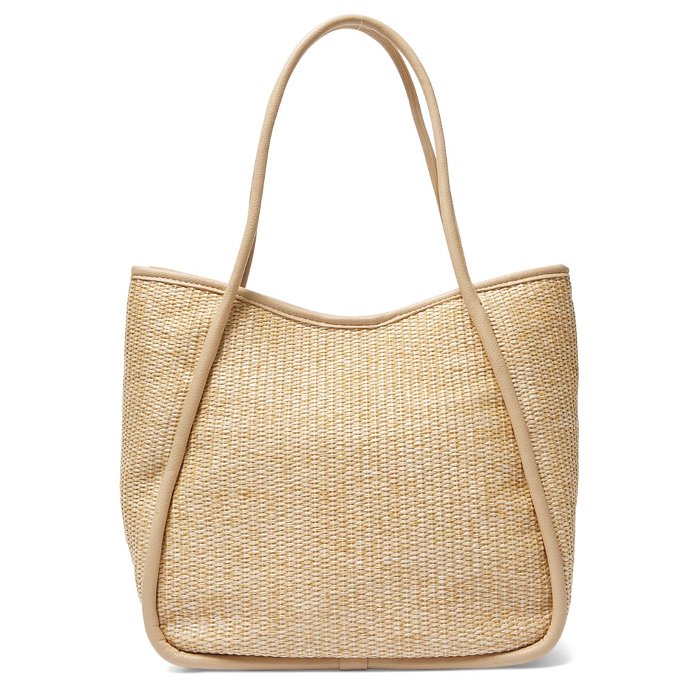 Jarvis Handbag in Nude/raffia