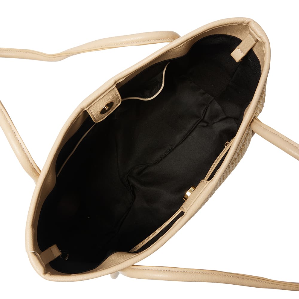 Jarvis Handbag in Nude/raffia