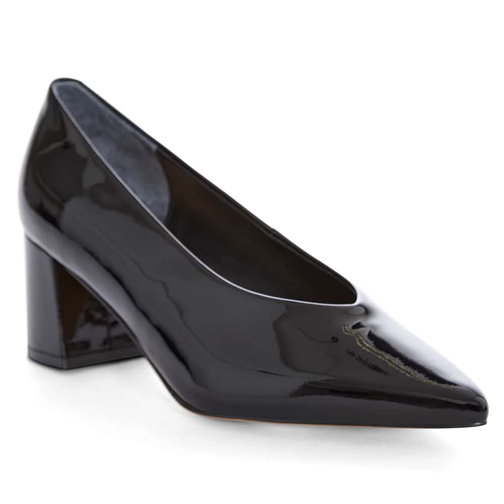Jean Heel in Black Patent