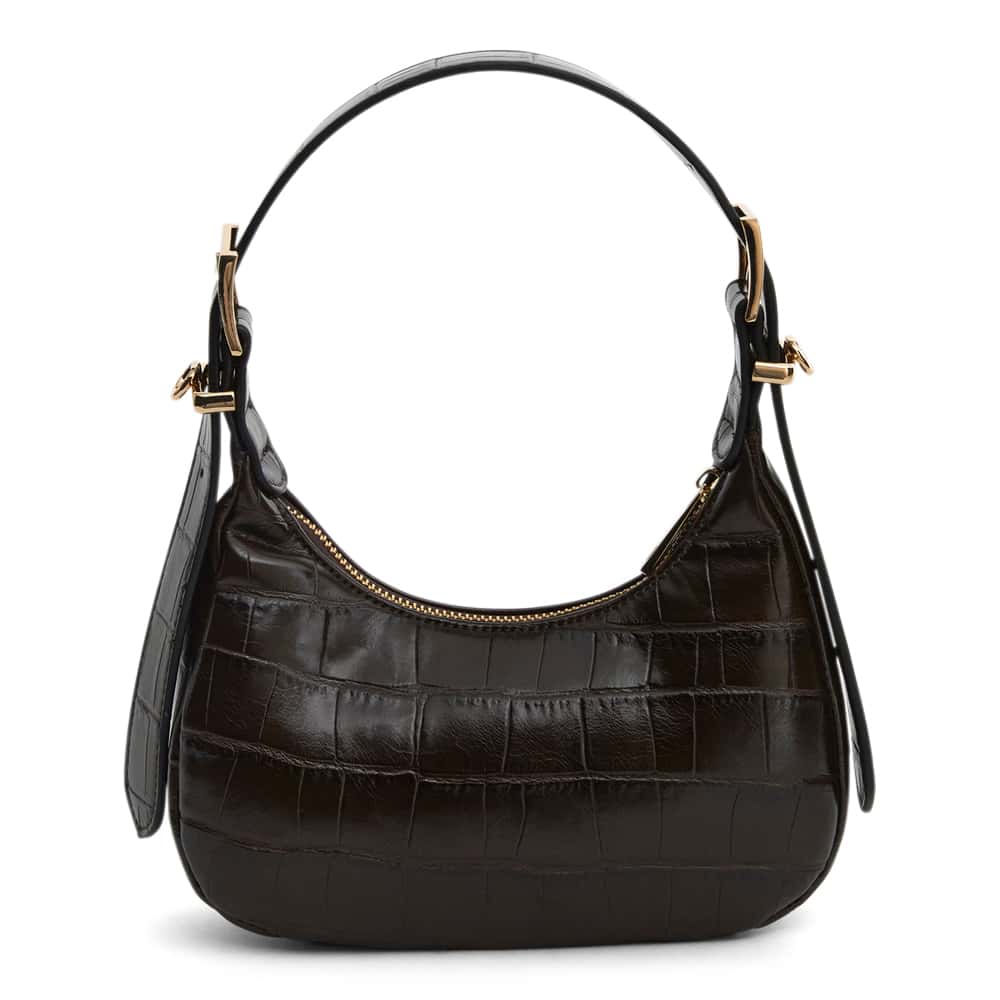 Jersey Bag in Chocolate Croc Croc