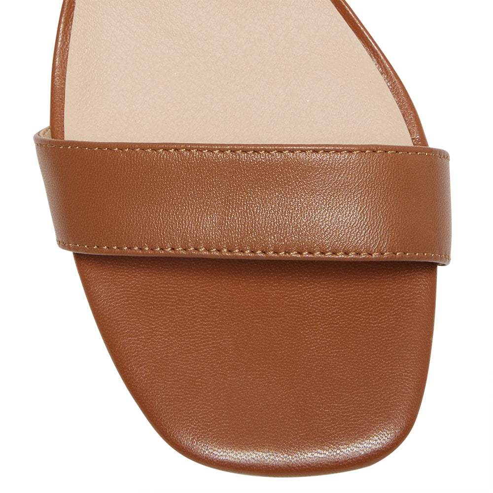 Jill Heel in Tan Leather