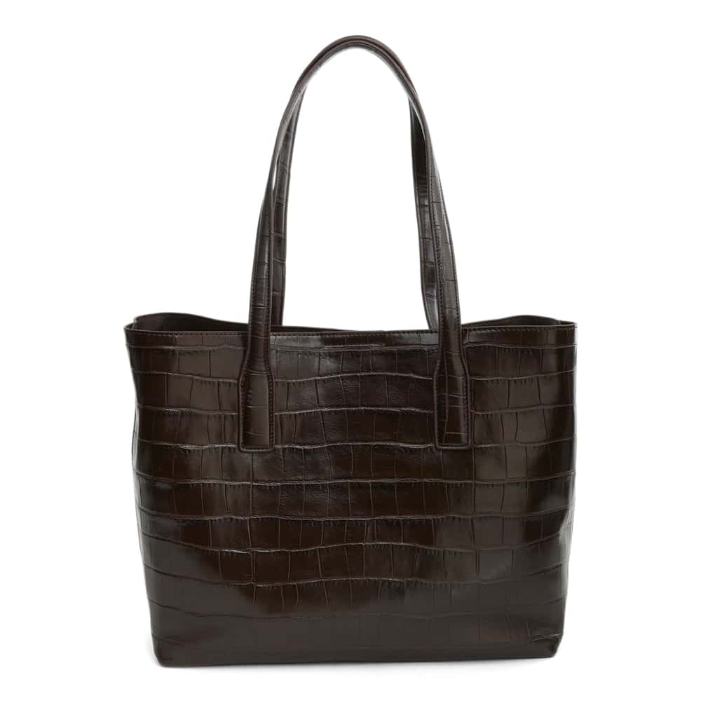 Joanna Tote in Chocolate Croc