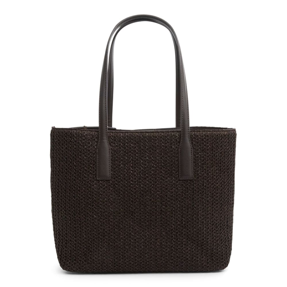 Joanna Tote in Chocolate Raffia