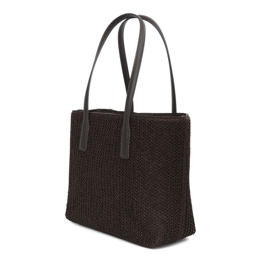 Joanna Tote in Chocolate Raffia