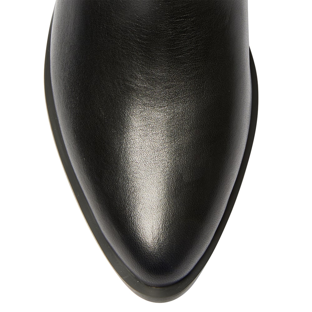 Justice Boot in Black Leather