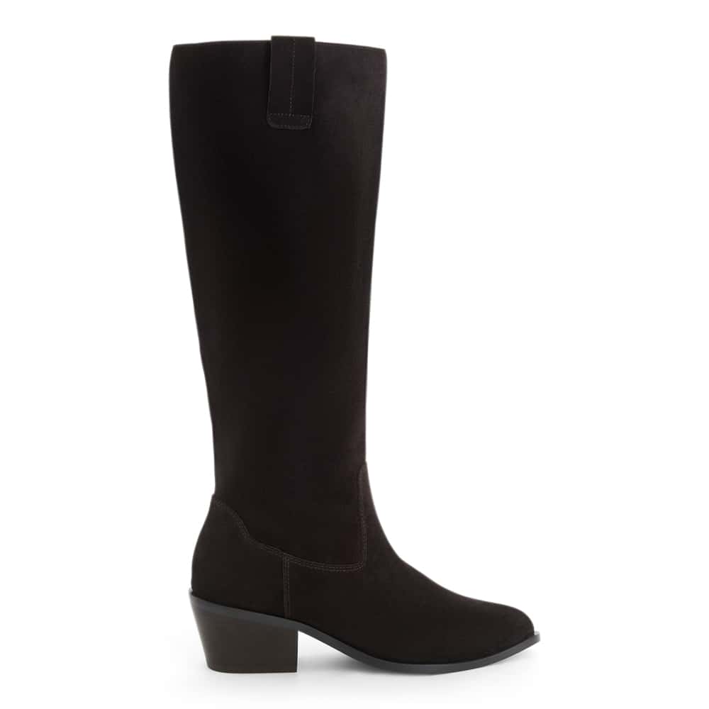 Justice Boot in Chocolate  Suede