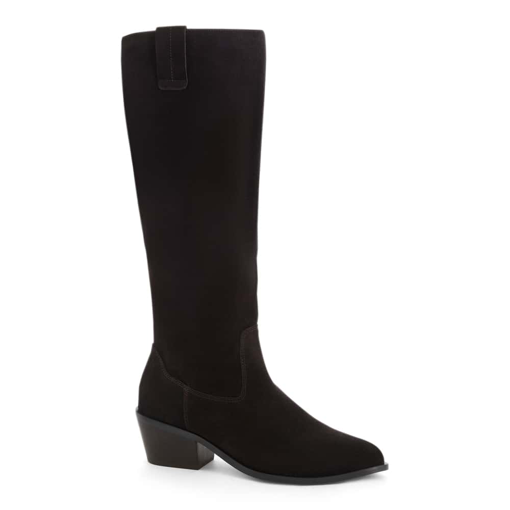 Justice Boot in Chocolate  Suede