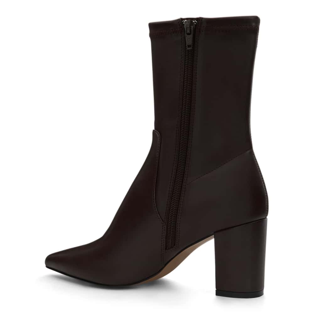 Karly Boot in Chocolate Stretch