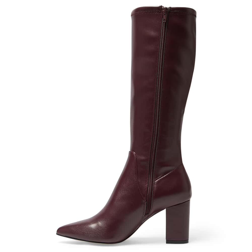 Kendall Boot in Wine