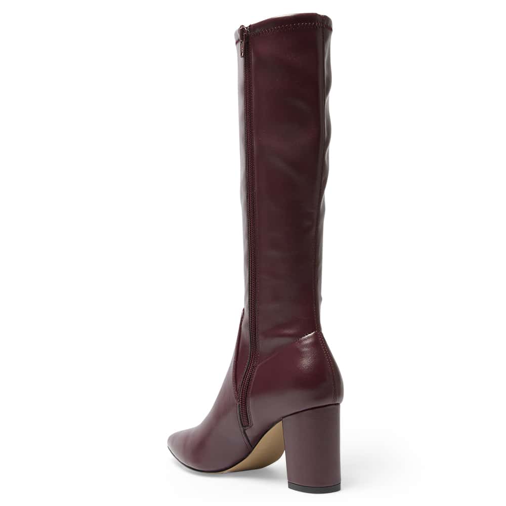 Kendall Boot in Wine