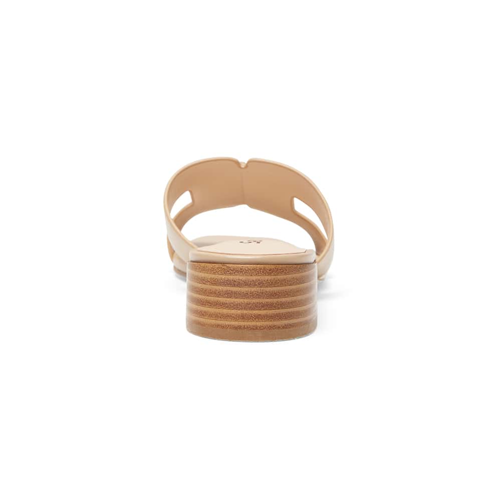 Kerry Heel in Nude Leather