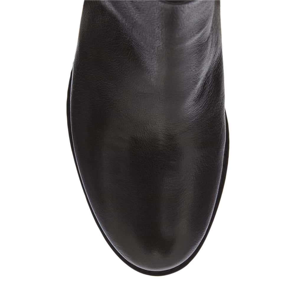 Latch Boot in Chocolate  Leather
