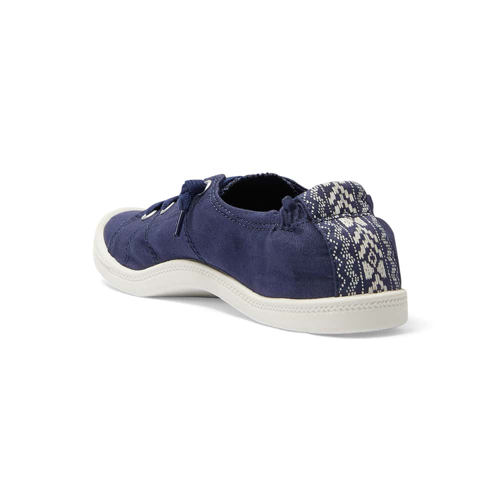 Link Sneaker in Navy Fabric