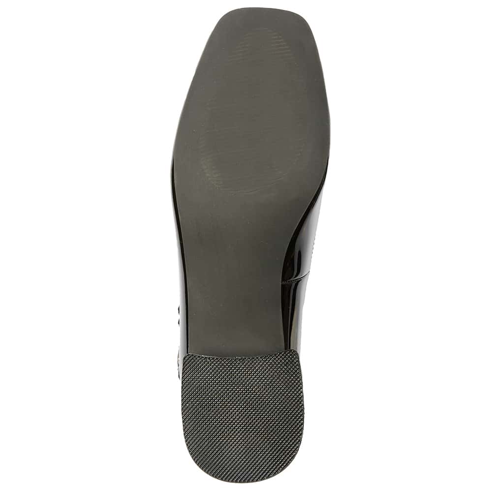 Lydia Heel in Black Patent